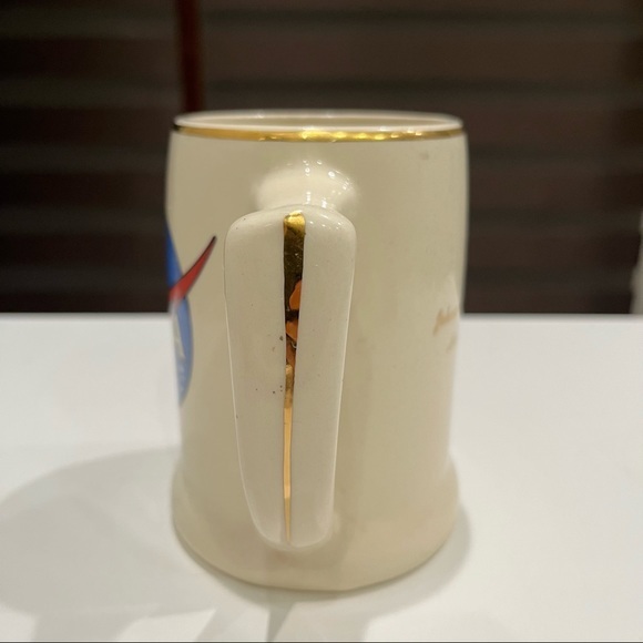 Vintage NASA Johnson Space Center Ceramic Mug Stein Houston Texas Made in USA - Picture 2 of 5